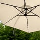 Lichfield Beige 3m Cantilever Parasol with 24 LEDs