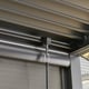 Nexus Grey Aluminium Pergola - Side Screen Crank Shaft Fitting