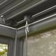Nexus Grey Pergola - Louvre Actuator Corner Linkage
