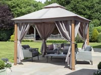 Garden Must Haves 3m Luxury Gazebo Taupe