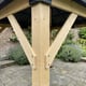 Ottawa Pergola - Cedar Brace Joinery Underside