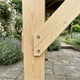 Ottawa Pergola - Diagonal Brace Bolt Fixing