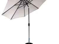 Garden Must Haves Elizabeth 3m Garden Parasol Grey