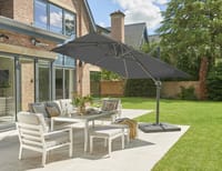 Garden Must Haves Royce Executive 3m Cantilever Parasol Carbon