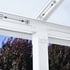 Palram Canopia Olympia 3x3 Patio Cover White Adjustable Legs