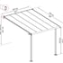 Palram Canopia Olympia 3x3 Patio Cover White Dimensions