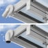 Palram Canopia Olympia 3x3 Patio Cover White Gutters