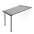 Palram Canopia Olympia 3x3 Patio Cover Grey Dimensions