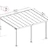 Palram Canopia Olympia 3x5 Patio Cover White Dimensions