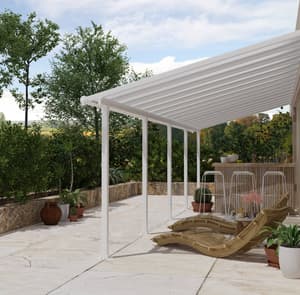 Palram Canopia Olympia 3m x 9m Patio Cover White