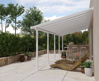 Palram Canopia Olympia 3m x 9m Patio Cover White