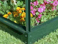 2x6 Green Halls Greenhouse Base - Wall Garden