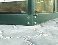 6x12 Green Vitavia Greenhouse Base for Venus