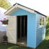 Thorndown Adonis Blue Wood Painted Shed