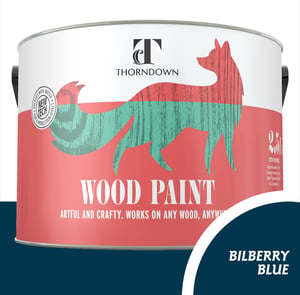 Thorndown Bilberry Blue Wood Paint 2.5L
