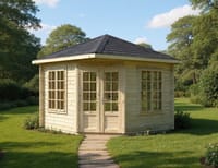 Palmako Melanie 2.8m x 2.8m Corner Log Cabin