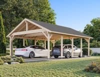 Palmako Robert 40.6 Wooden Carport