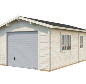 Palmako Roger 3.6m x 5.5m Wooden Garage with Sectional Door