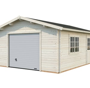 Palmako Roger 4.5m x 5.5m Wooden Garage with Sectional Door