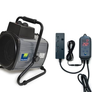 Palram Canopia 2400W Greenhouse Heater with digital thermostat