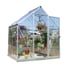 Palram Canopia 6x4 Polycarbonate Greenhouse in Aluminium