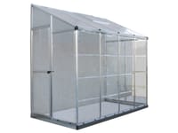 Palram Canopia 8x4 Lean to Greenhouse Clear Polycarbonate Glazing