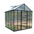 Palram 8x8 Glory Polycarbonate Greenhouse with Low Threshold Entry