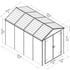 Palram Canopia 6x10 Plastic Rubicon Grey Shed Dimensions