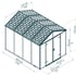 Palram Canopia 8x10 Rubicon Grey Plastic Shed Dimensions