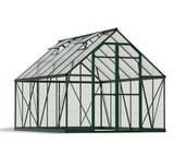 Palram Canopia Balance Green 8x12 Greenhouse - Polycarbonate Glazing