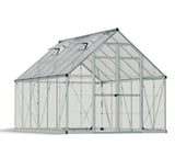 Palram Canopia Balance Silver 8x12 Greenhouse - Polycarbonate Glazing