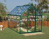 Palram Canopia Harmony 6x10 Green Greenhouse Clear Polycarbonate