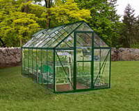 Palram Canopia Harmony 6x14 Green Greenhouse - Clear Polycarbonate