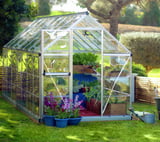 Palram Canopia Harmony 6x14 Silver Greenhouse - Clear Polycarbonate
