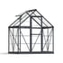 Palram Harmony 6x4 Grey Greenhouse in Clear Polycarbonate Glazing