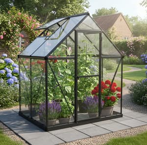 Palram Canopia Hybrid 6x4 Grey Poly