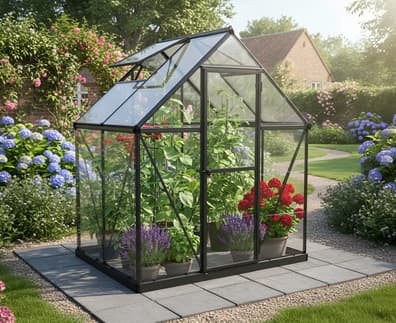 Palram Canopia Hybrid 6x4 Grey Poly