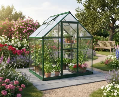 Palram Canopia Hybrid 6x4 Green Poly