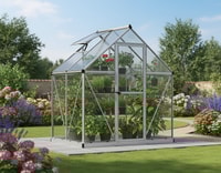 Palram Canopia Hybrid 6x4 Silver Polycarbonate Greenhouse