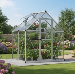 Palram Canopia Hybrid 6x4 Silver Poly