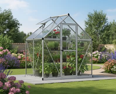 Palram Canopia Hybrid 6x4 Silver Poly