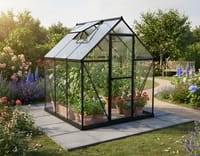Palram Canopia Hybrid 6x6 Grey Polycarbonate Greenhouse