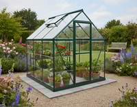 Palram Canopia Hybrid 6x6 Green Polycarbonate Greenhouse