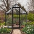 Palram Canopia Hybrid 6x8 Mixed Polycarbonate Greenhouse in Black