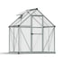 Palram Mythos 6x8 Polycarbonate Greenhouse in Silver