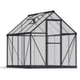 Palram Mythos 6x8 Polycarbonate Greenhouse in Grey