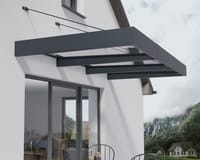 Palram Canopia Sophia XL 3000 Door Canopy Dark Grey