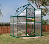Palram Canopia Mythos 6x4 Green Polycarbonate Greenhouse