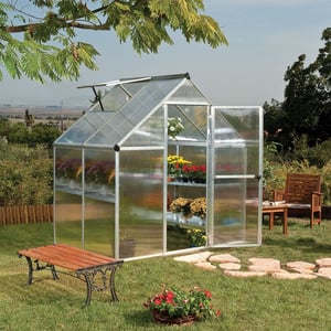 Palram Canopia Mythos 6x4 polycarbonate greenhouse - cheapest greenhouse UK