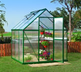 Palram Canopia Mythos 6x6 Green Polycarbonate Greenhouse